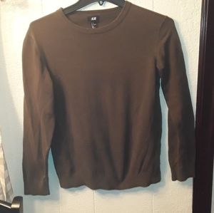 H&M Green Crewneck